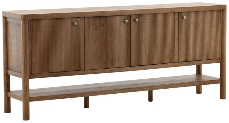Estrada Dark Brown 4 Door Sideboard From Dovelle Home | Coleman