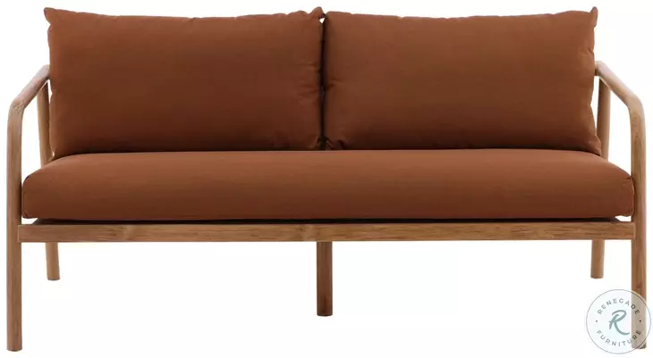 Aime Sienna And Natural Outdoor Sofa