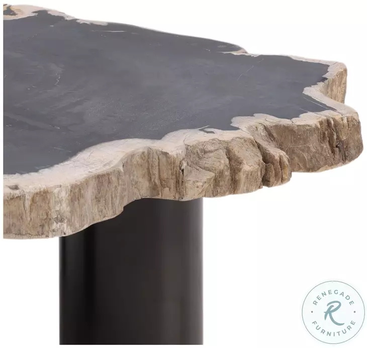 Darnel Natural And Black Small Coffee Table