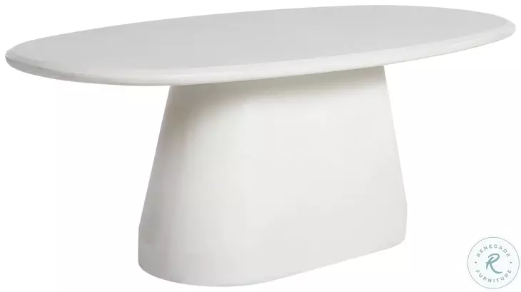 Turel Ivory Outdoor Dining Table