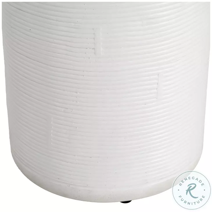 Marni White Side Table