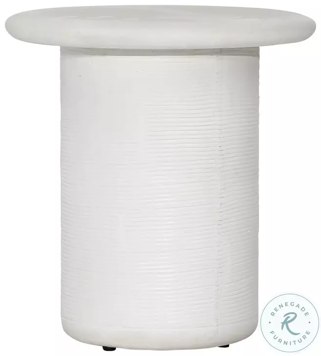 Marni White Side Table