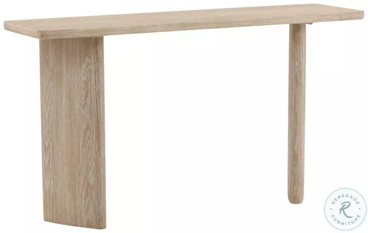 Indir Whitewash Console Table
