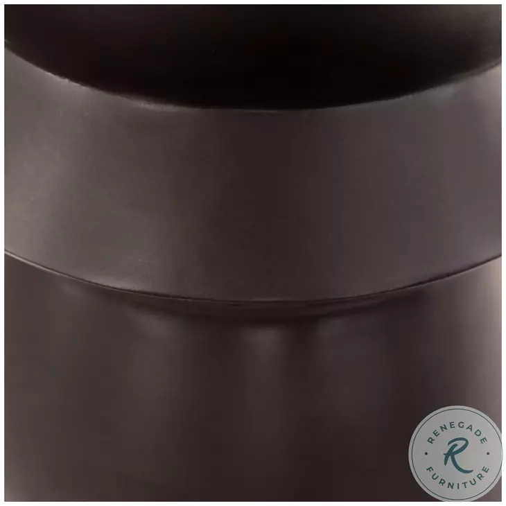 Brynle Black And Acrylic Sealer Outdoor Side Table