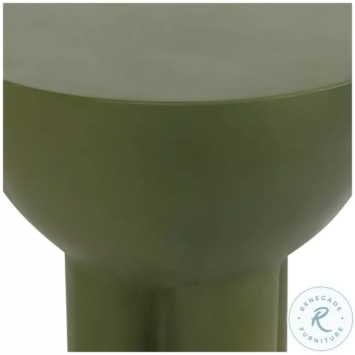 Rhet Olive Green End Table