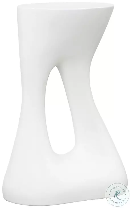 Carolin White Side Table