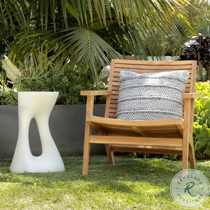 Carolin White Side Table