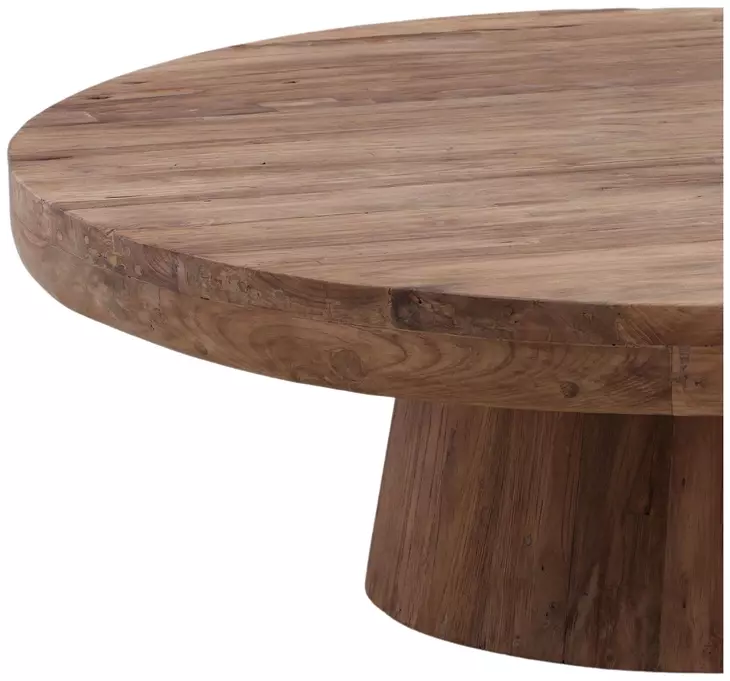 Reyna Natural Round Coffee Table