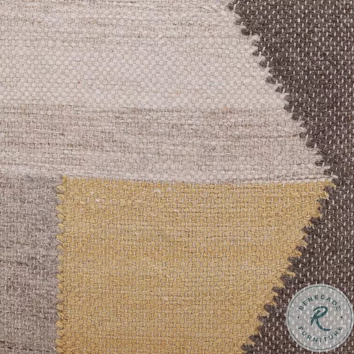 Christense Yellow Multicolor 20" Pillow