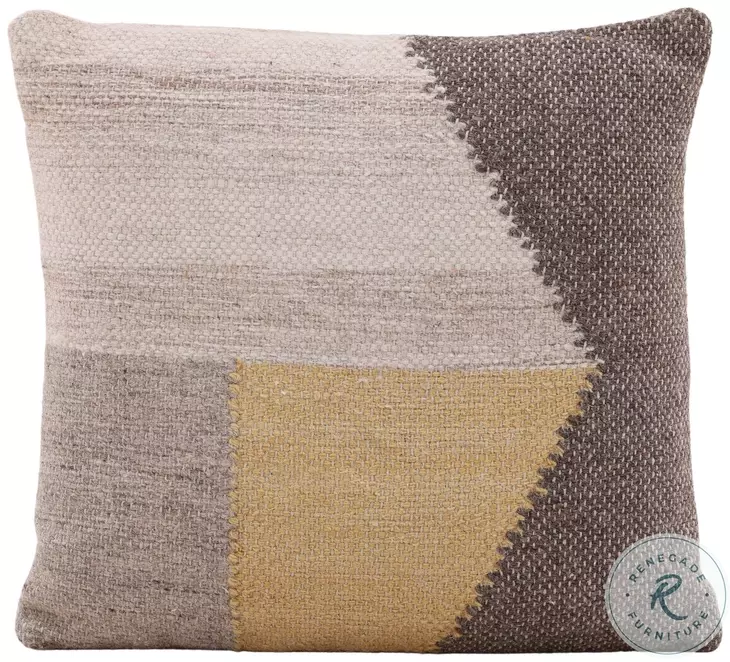 Christense Yellow Multicolor 20" Pillow