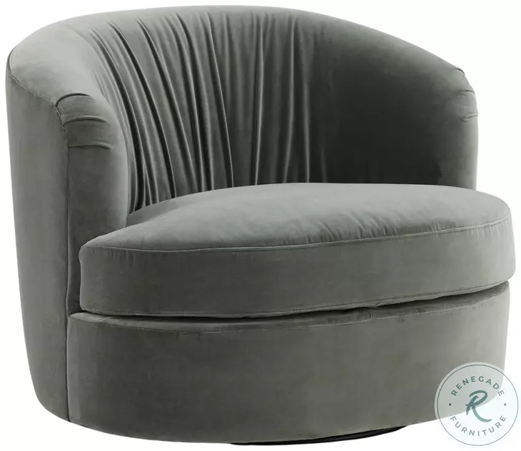 Azur Sapphire Sage Swivel Chair