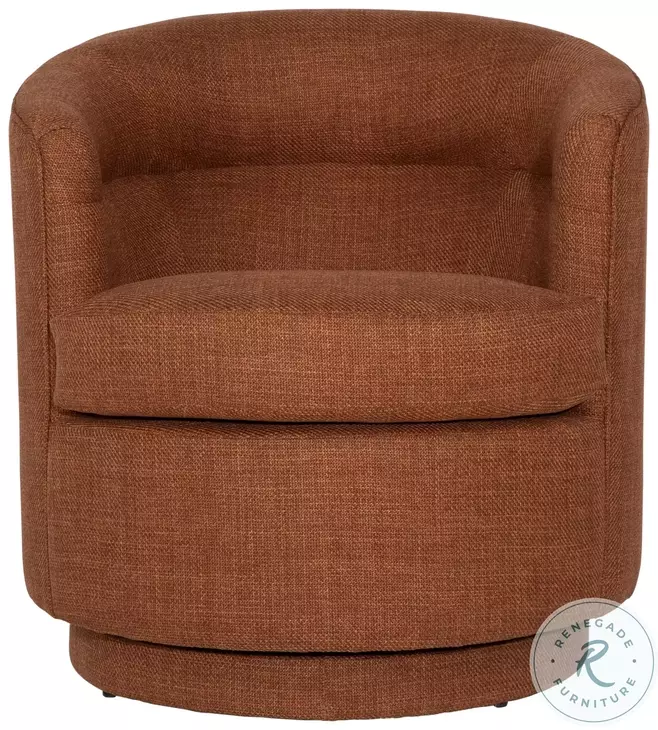 Laurett Rust Swivel Chair