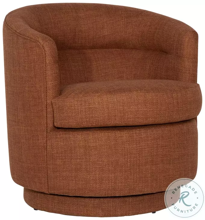 Laurett Rust Swivel Chair
