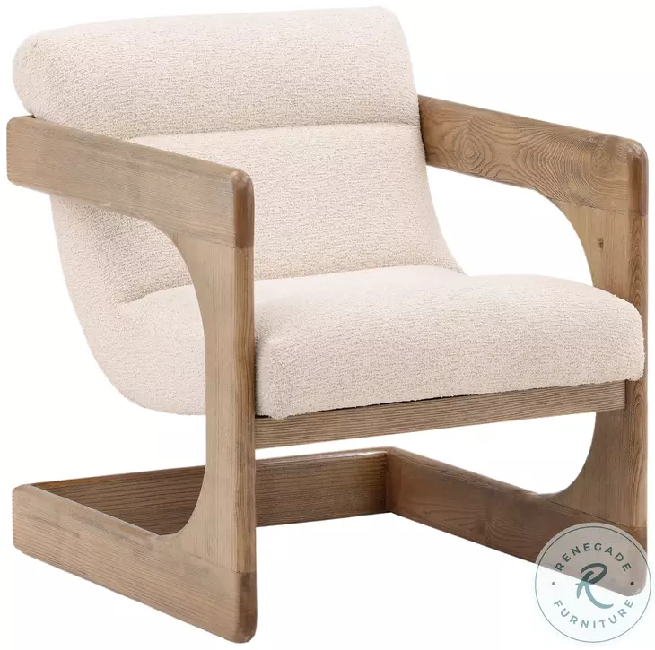 Bridge Everest Cream And Natural Occasional Chair