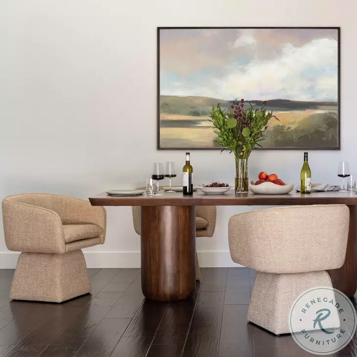 Joni Camel Swivel Chair