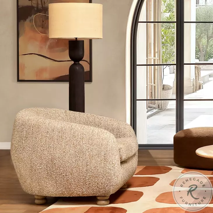 Pegg Paris Latte And Natural Occasional Chair