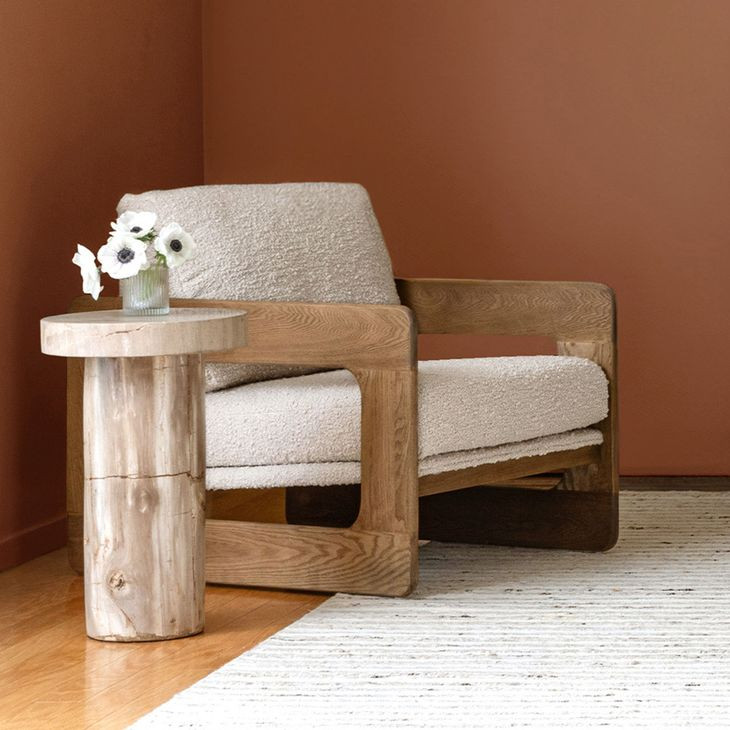 Malia Sea Birch Upholstered Occasional Chair