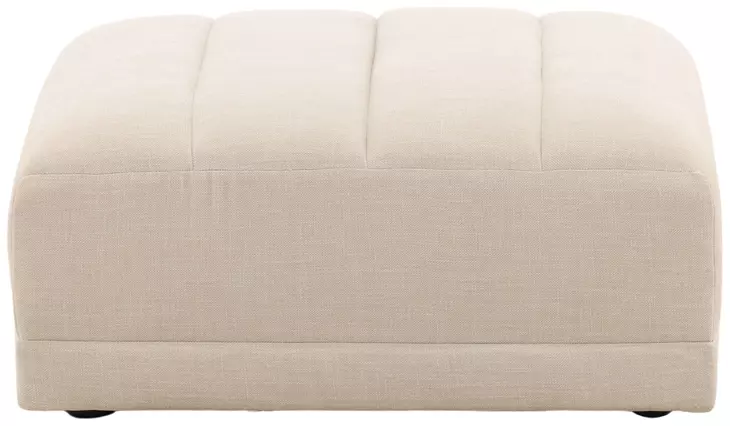 Magda Topanga Oatmeal Upholstered Rectangular Ottoman
