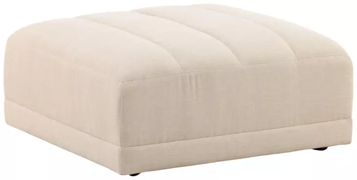 Magda Topanga Oatmeal Upholstered Rectangular Ottoman