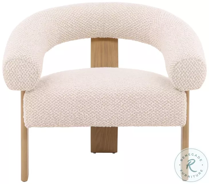 Franki Cream And Natural Occasional Chair