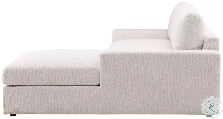 Bryc Ellery Cream Sectional with RAF Chaise
