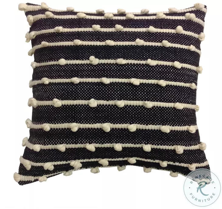 Ernes Black And Ivory Pillow