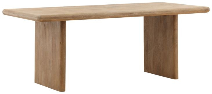 Amalie Natural 78" Rectangular Dining Table