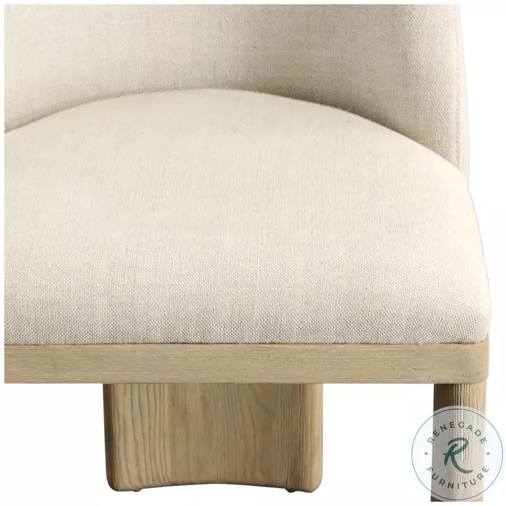 Alistai Beige And Light Warm Wash Dining Chair
