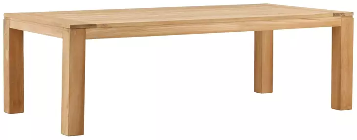 Bosworth Natural 95" Outdoor Rectangular Dining Table