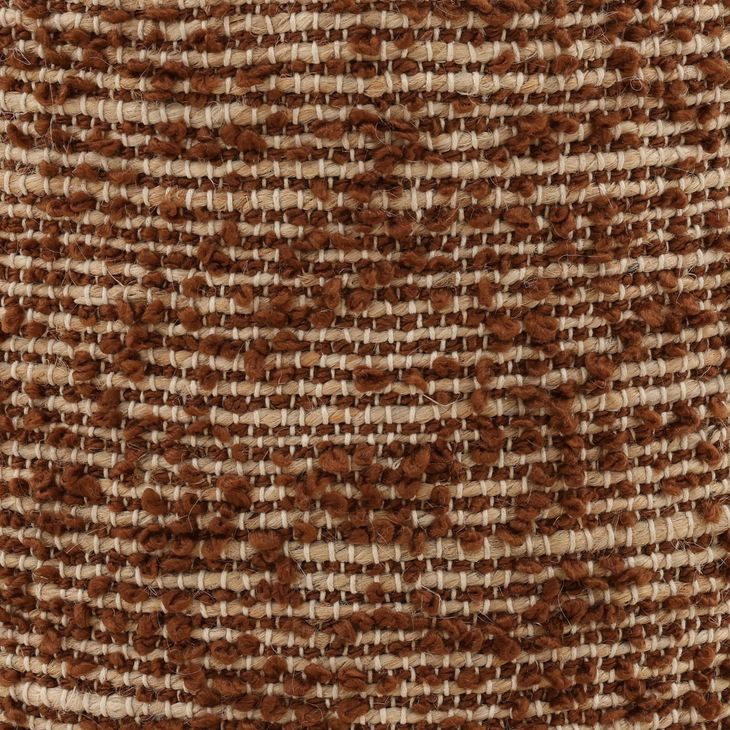 Zandy Brown Upholstered Stool