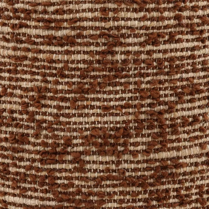 Zandy Brown Upholstered Stool