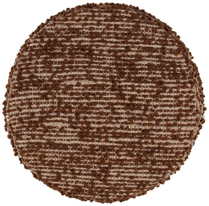 Zandy Brown Upholstered Stool