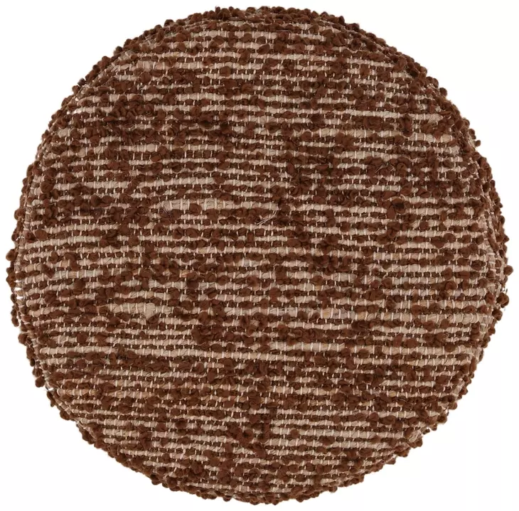 Zandy Brown Upholstered Stool