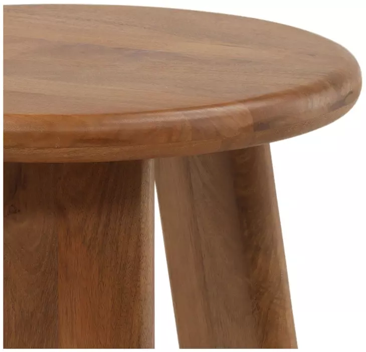 Winsor Brown Round Side Table