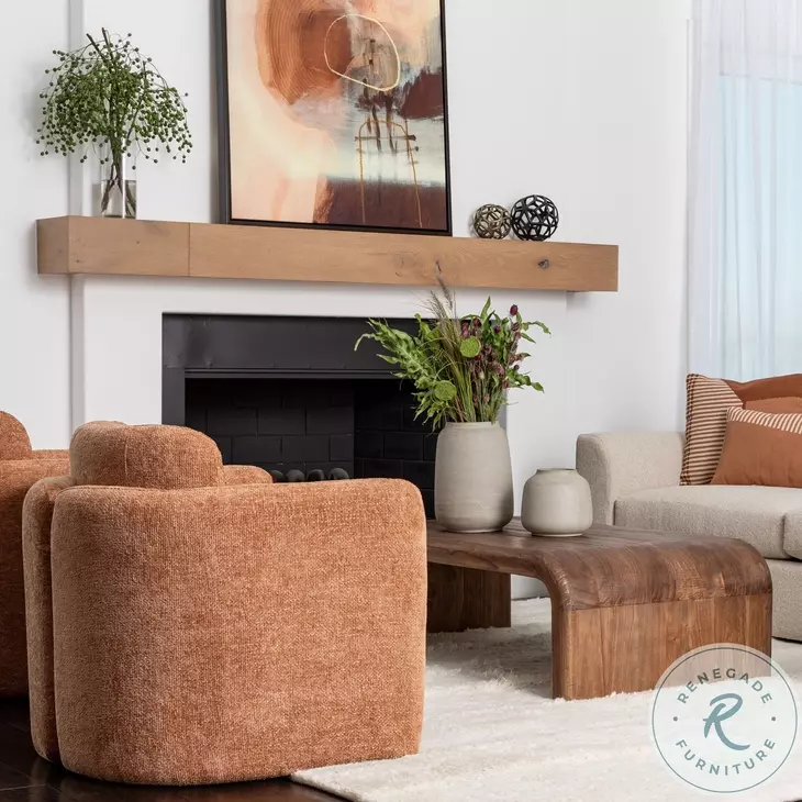 Wynn Medium Brown Coffee Table