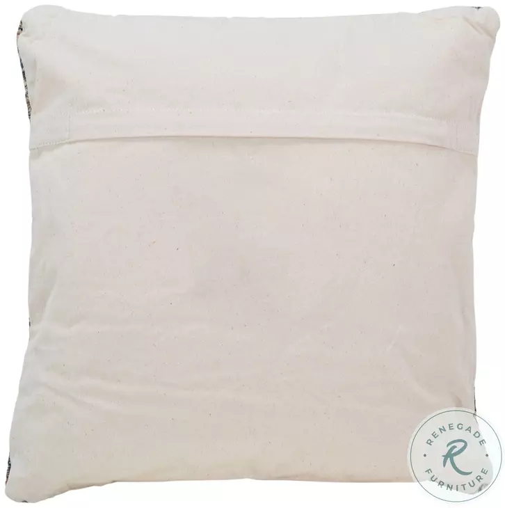 Napie Blue And Beige Tones Pillow