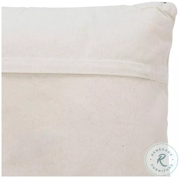 Napie Blue And Beige Tones Pillow