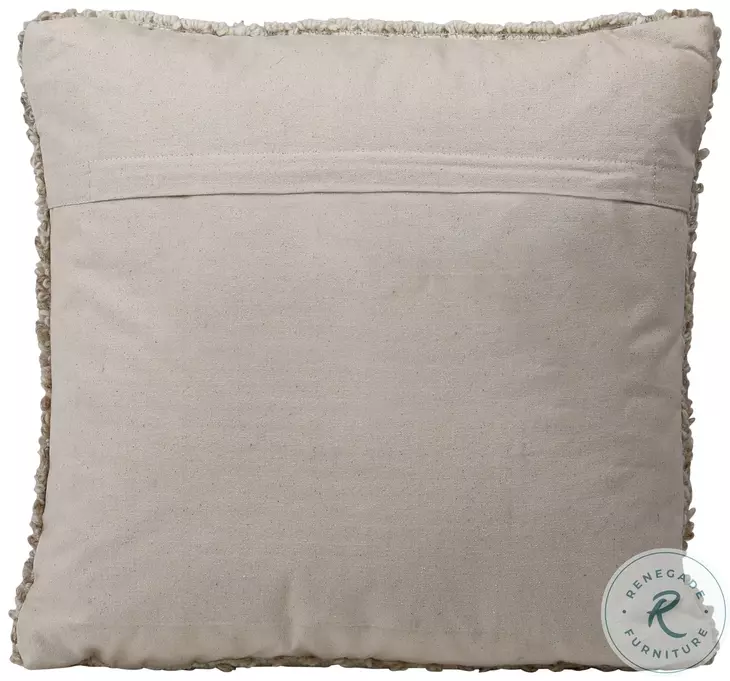 Aada Beige And Ivory Pillow
