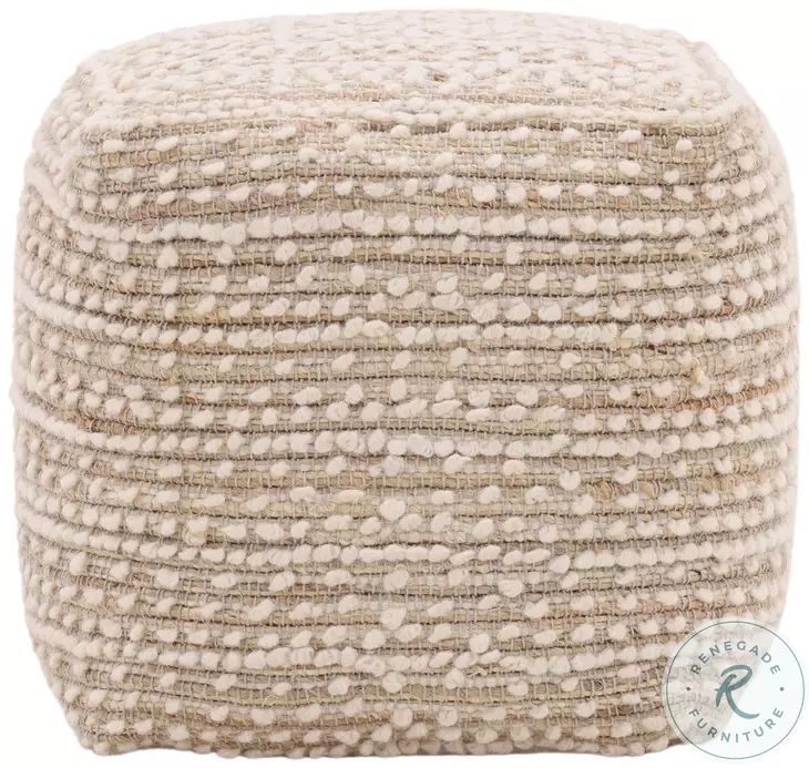 Yur Ivory Pouf