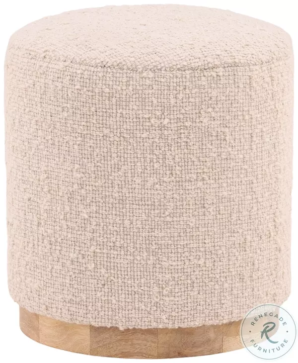 Gem Ivory And Natural Stool
