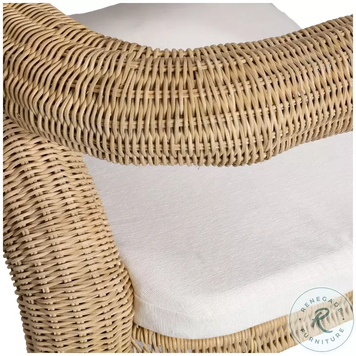 Ernestin Natural And Off White Occasional Chair