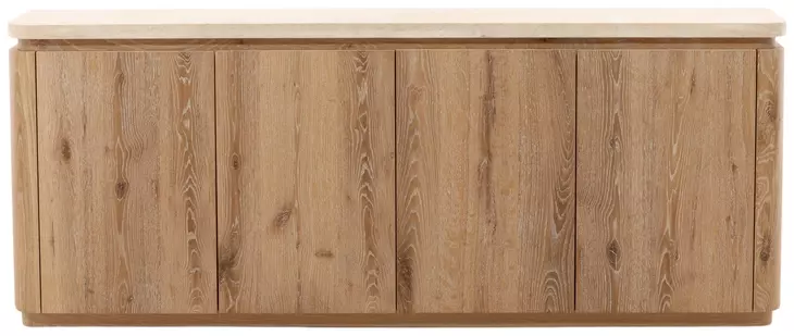 Canyon Natural Wash and Cream 4 Door Sideboard