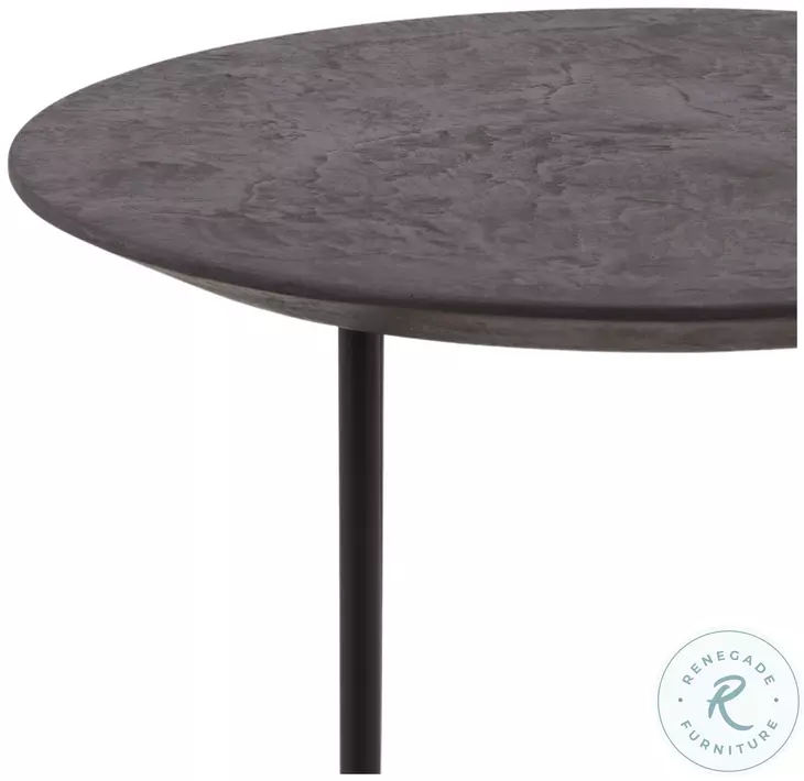 Leig Black End Table