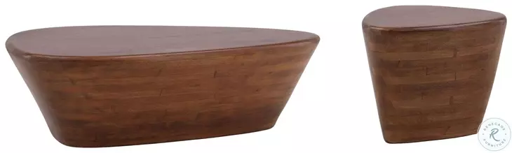Hurs Brown Occasional Table Set