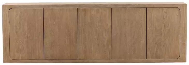 Leandra Weathered Natural 5 Door Sideboard