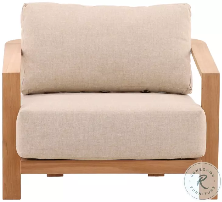 Redfor Sand And Natural Outdoor Sofa Chair