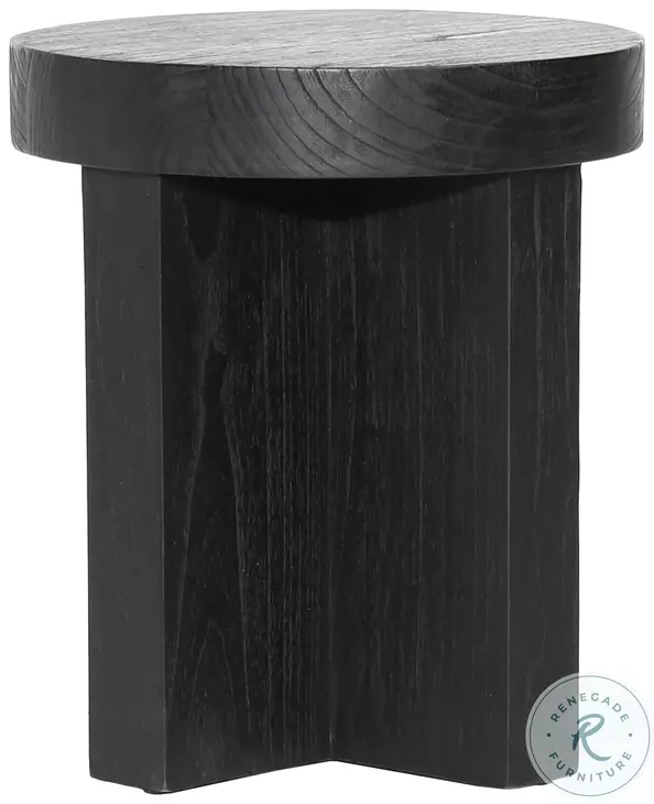 Frej Black Side Table