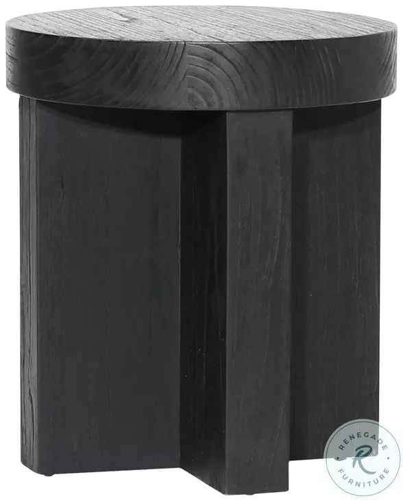 Frej Black Side Table