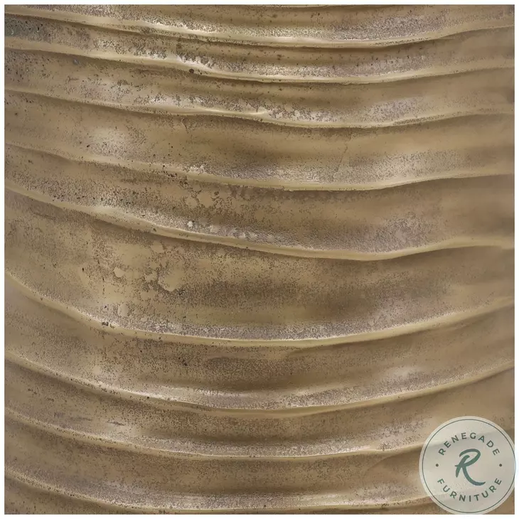 Gale Antique Brass End Table