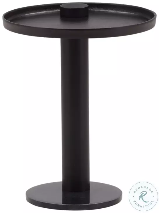 Yar Black And Bronze End Table